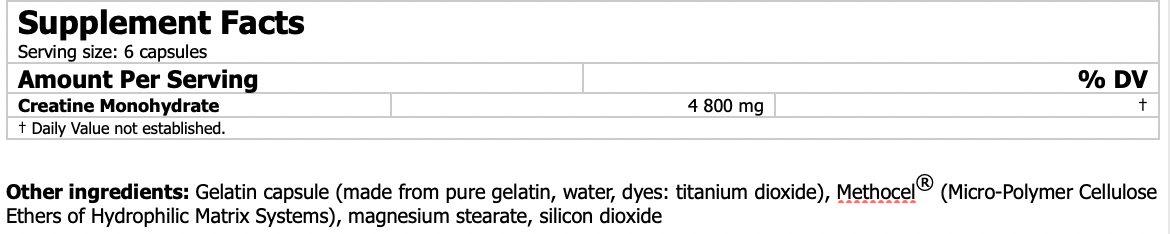 Creatina Monohidrato 220 caps