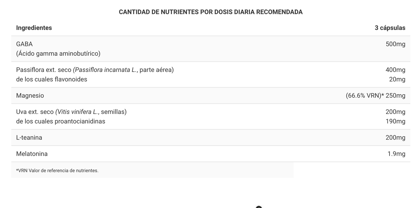 Regulador del Sueño 90 Caps Real Sleep Hybrid