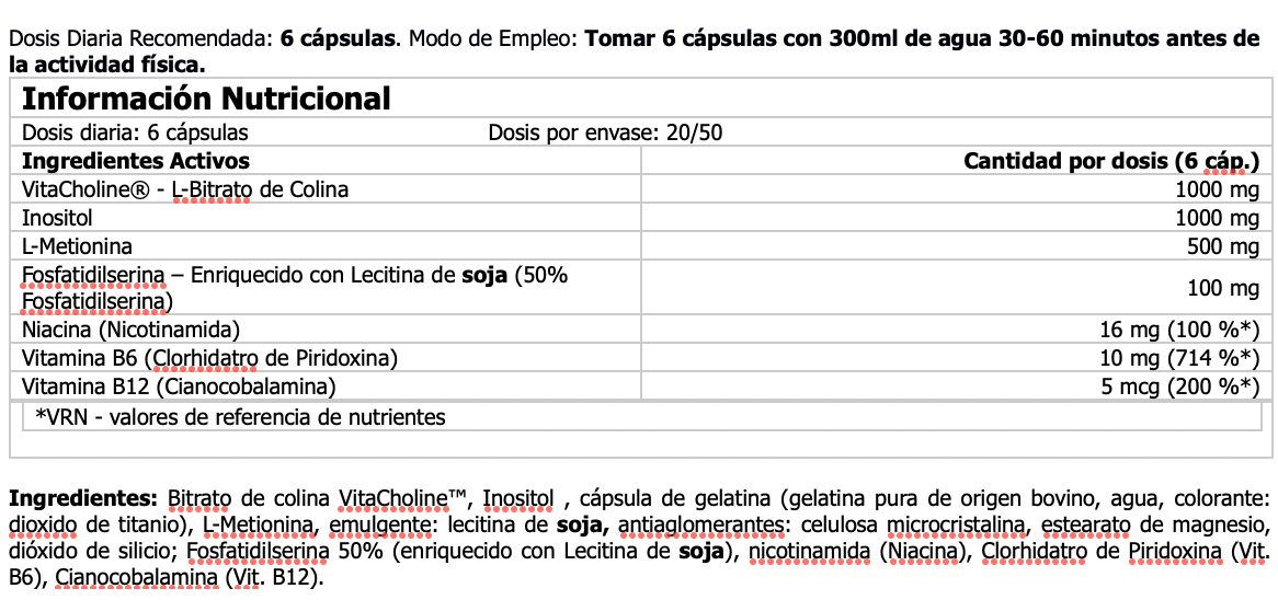 Quemador de grasas 300 Caps Lipidrol de Amix