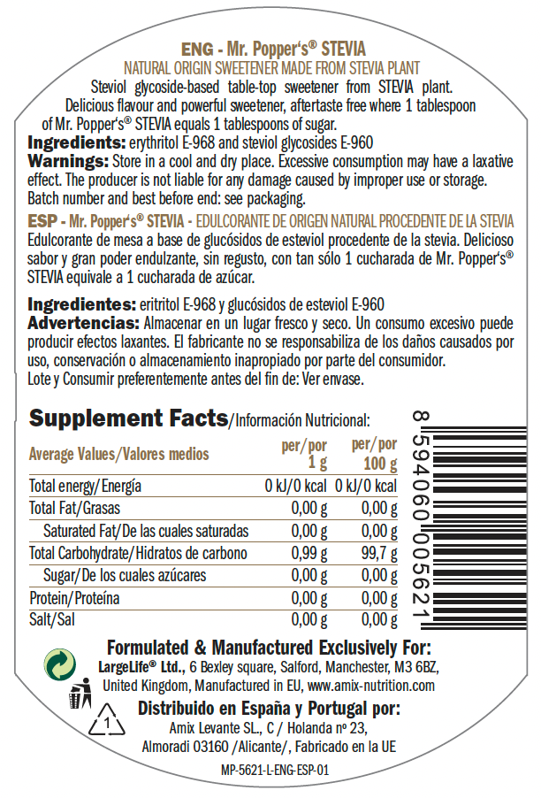 Stevia 500 gr