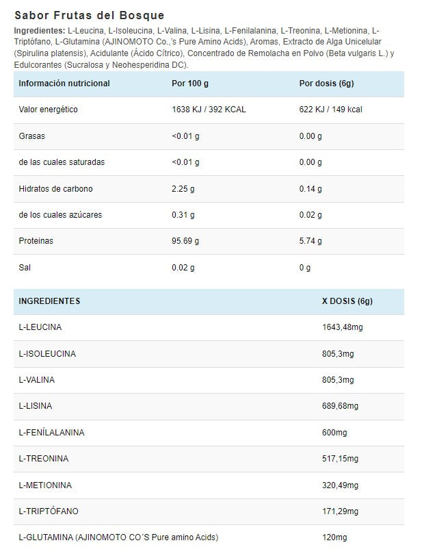 Aminoácidos 350g Amino Pro de HP Nutrition