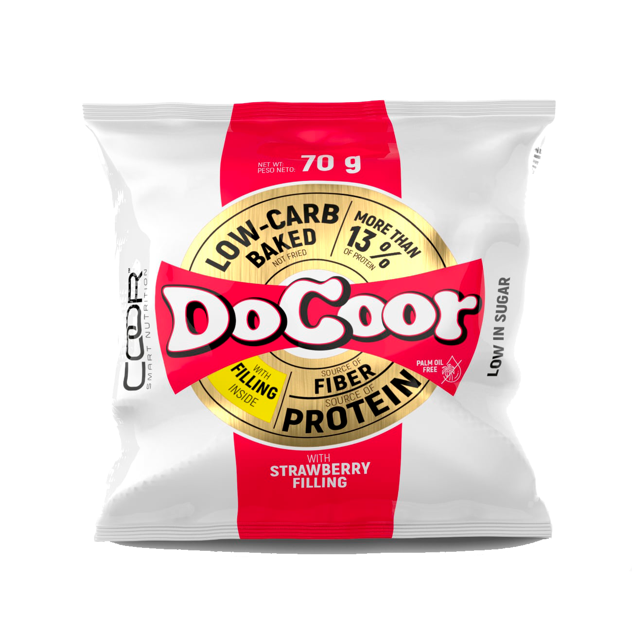 Donut COOR Crema de Fresa 1 unidad