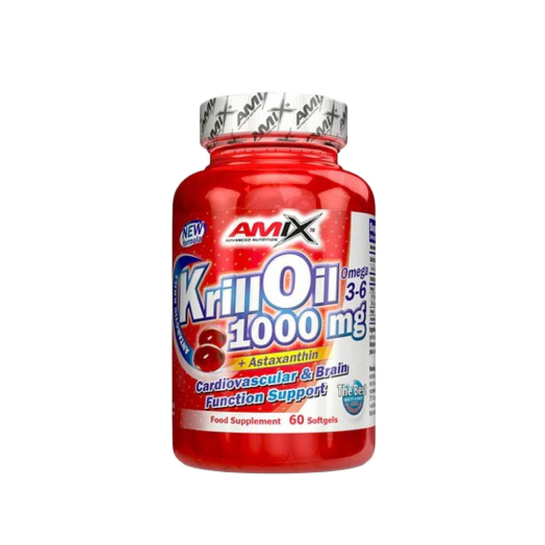 Aceite de krill 1000mg 60 cápsulas de Amix