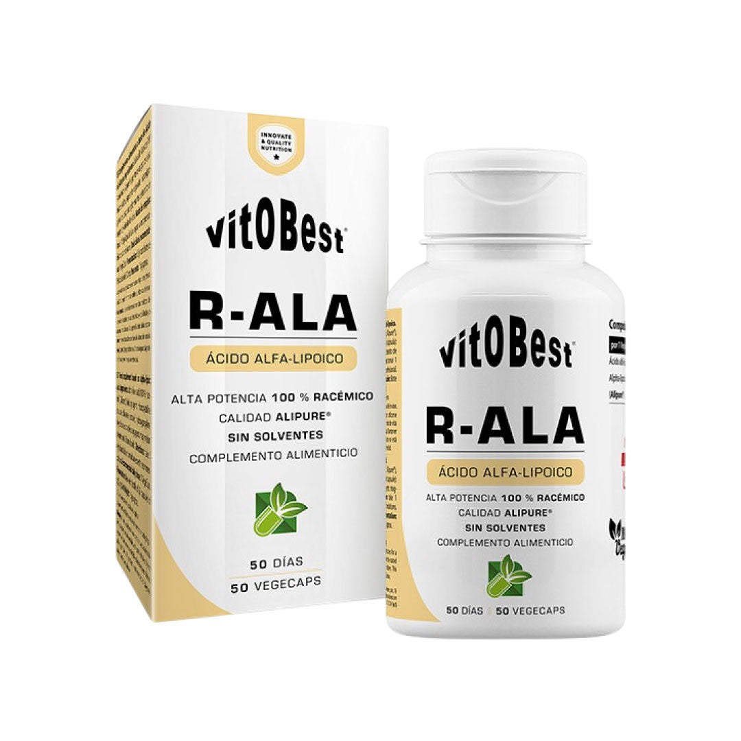 Antioxidante R-Ala 50 cápsulas vegetales de Vitobest