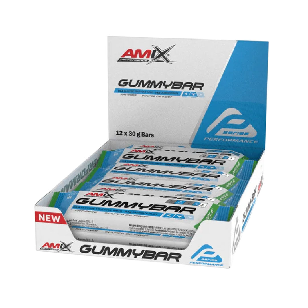 Barrita enérgetica sin cafeína Gummy Bar (caja 12 uds. x 30g) Amix
