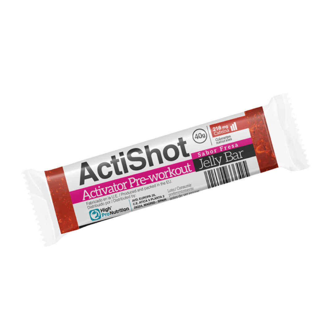 Barrita pre-entreno de gelatina ActiShot (20 uds. * 40g) de HP Nutrition