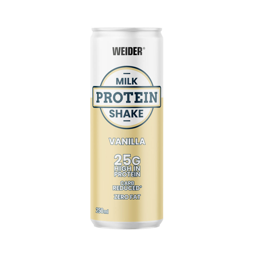 Batido de proteína con leche (pack 12 latas de 250ml) de Weider
