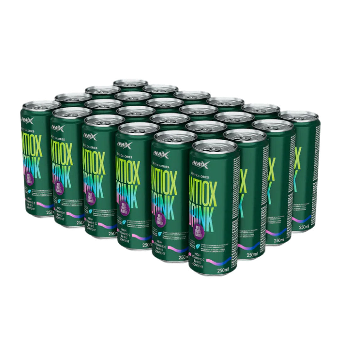 Bebida antioxidante Antiox Drink (caja 24 uds de 250ml) sabor frutos del bosque de Amix