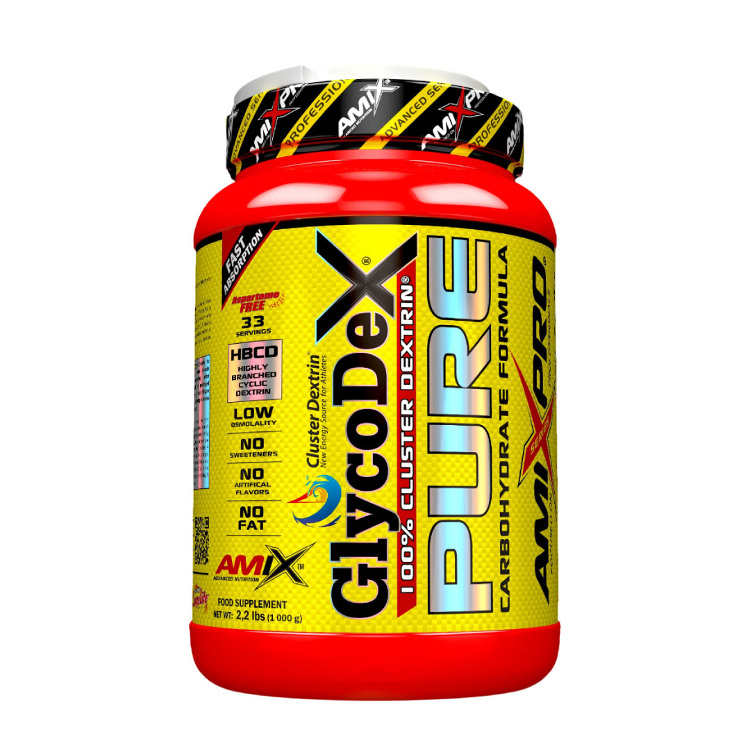 Carbohidratos Glycodex PURE 1kg natural (sin sabor) de Amix Pro