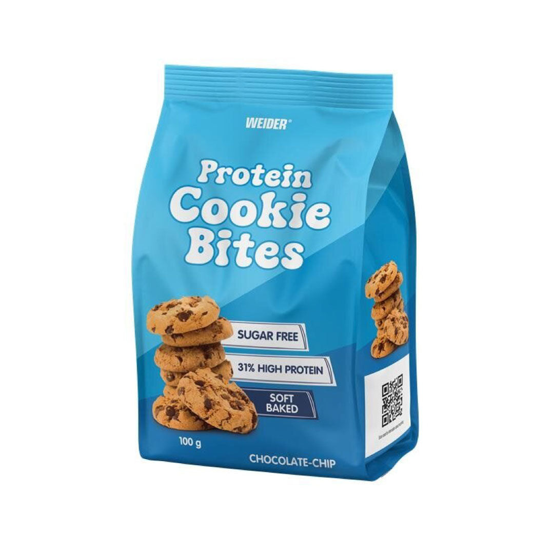 Galletas proteicas con chocolate (Caja de 7 unidades x 100g) de Weider