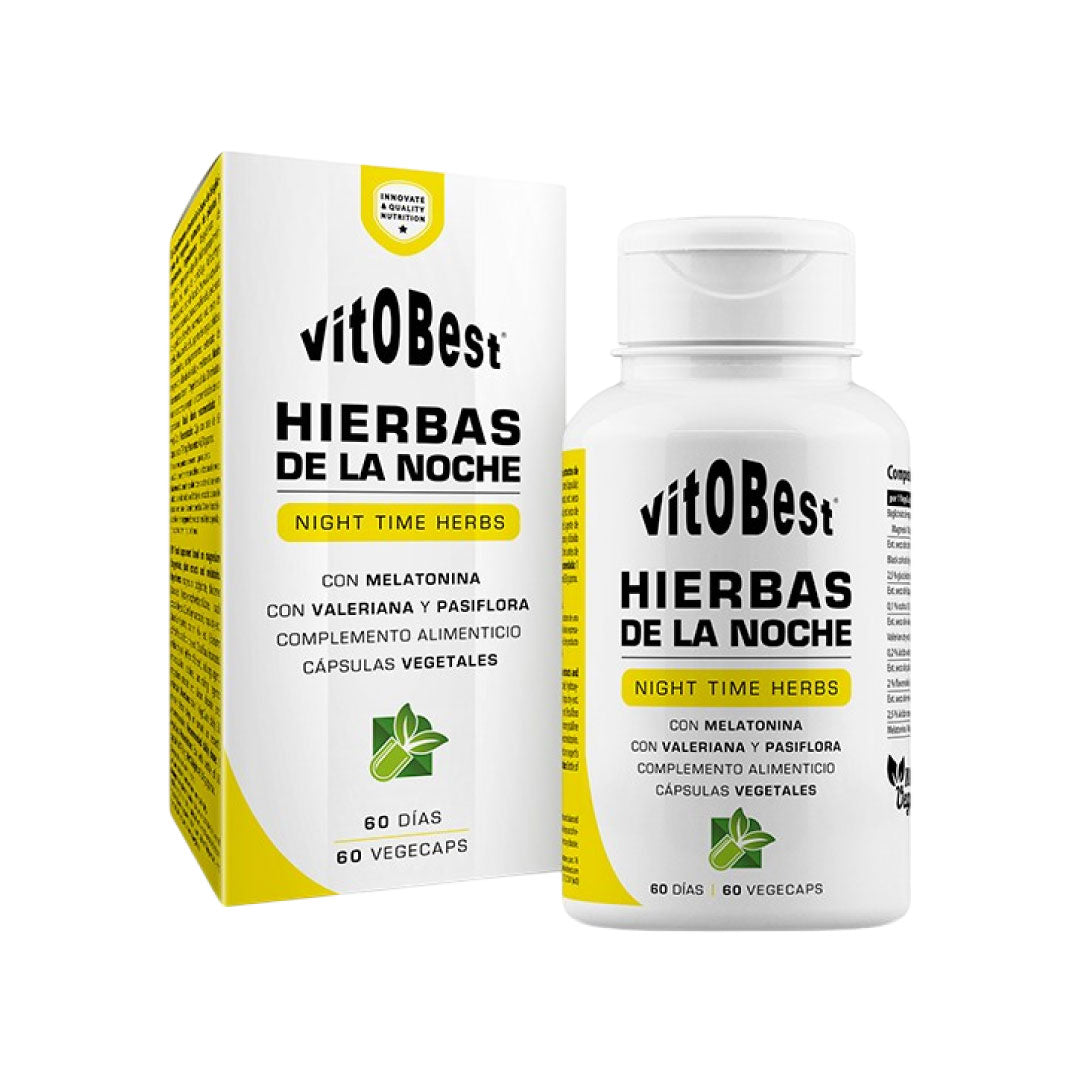 Complejo herbal para dormir con magnesio 60 vegecaps Vitobest