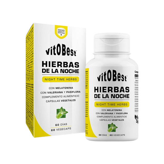 Complejo herbal para dormir con magnesio 60 vegecaps Vitobest
