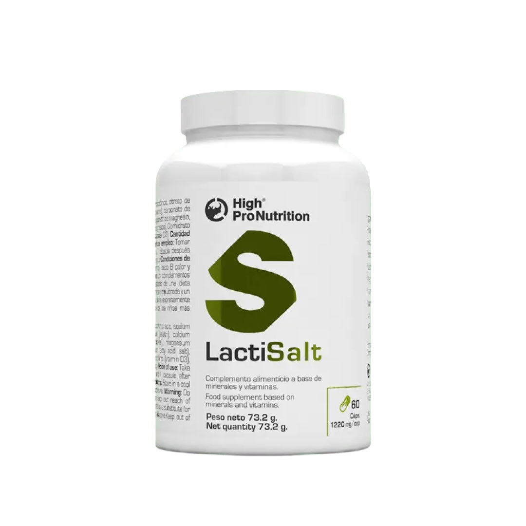 Electrolitos Lactisalt 60 cápsulas de HP Nutrition