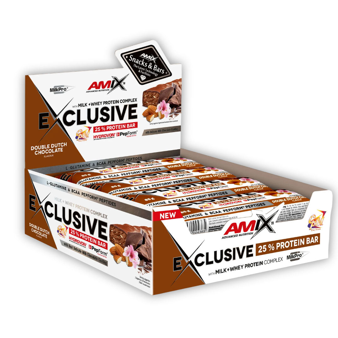 Barritas de proteínas Exclusivas de Amix (12 x 85g)