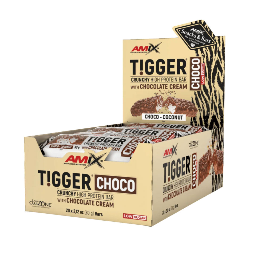 Barritas de proteínas Tigger Crunchy (20 x 60g)