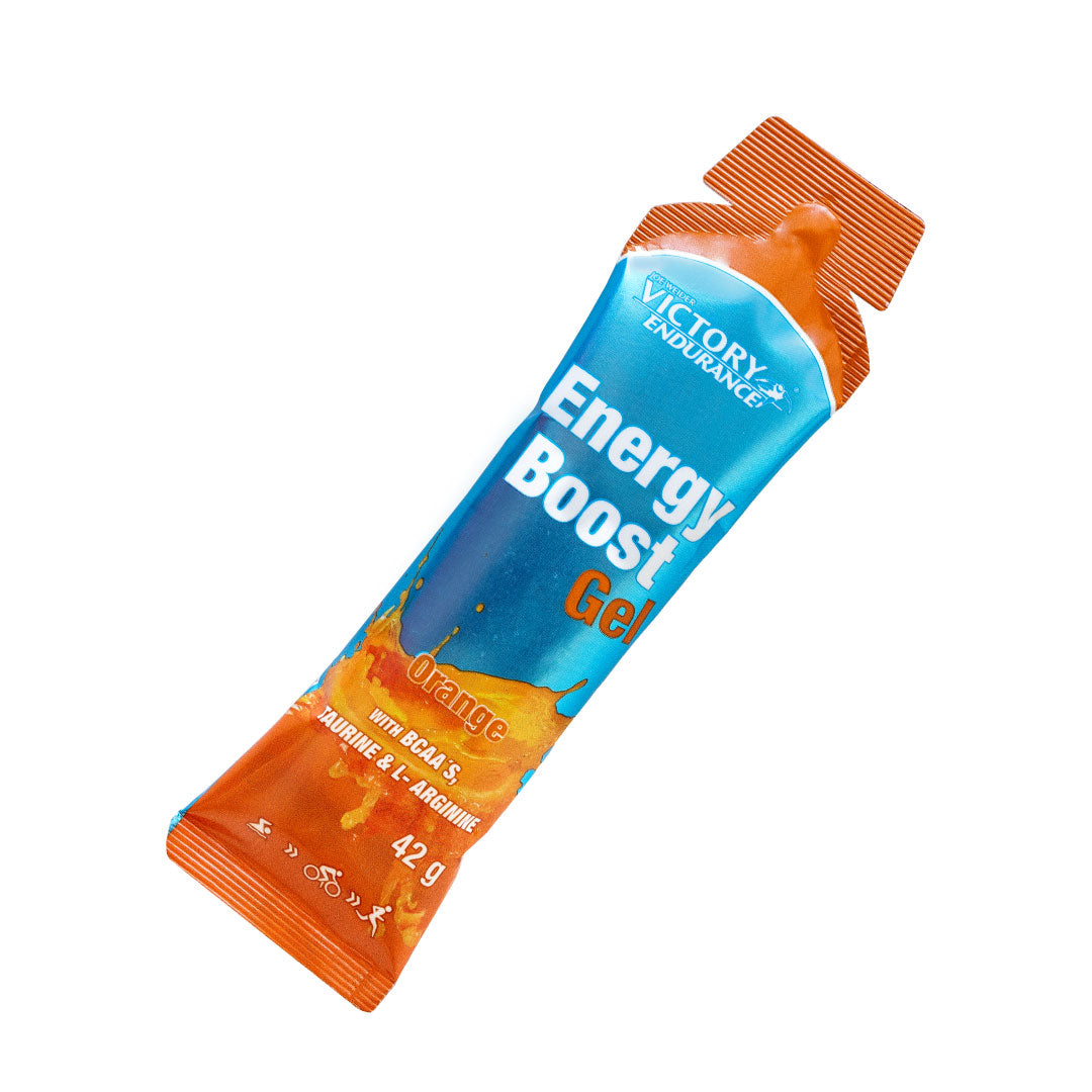 Gel Energy boost (Pack de 24 geles de 42g) sabor naranja de Victory Endurance