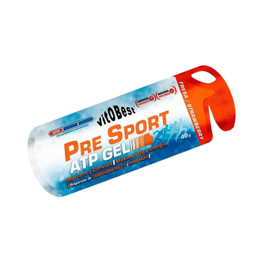 Gel pre-entreno ATP 12 sobres de 40g de Vitobest
