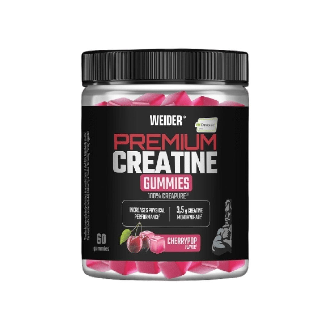 Gominolas de creatina Creapure sabor a cereza 60 unidades de Weider