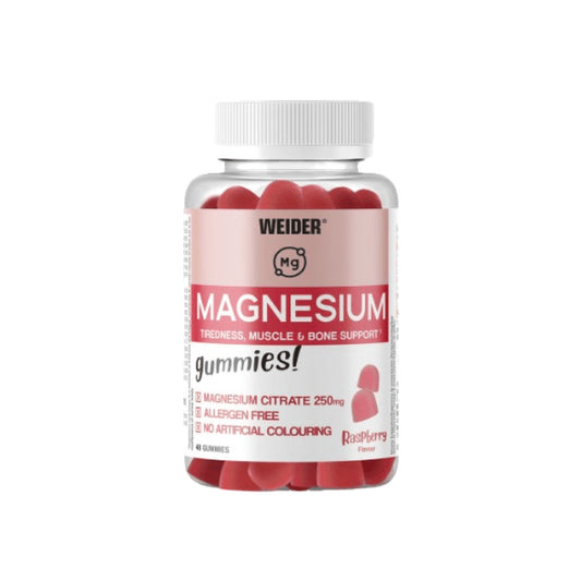 Gominolas de magnesio sabor a frambuesa 48 unidades de Weider