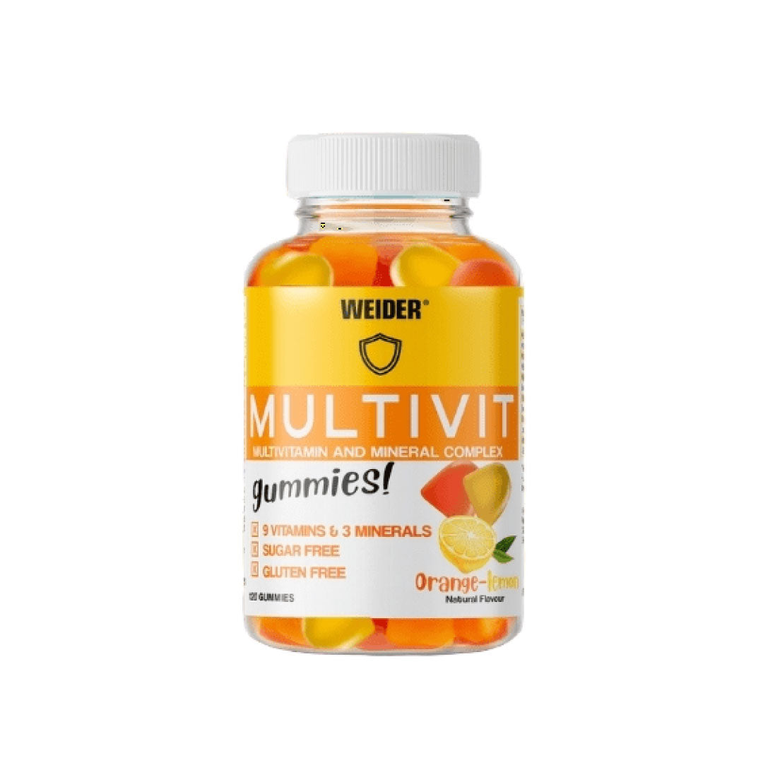 Gominolas Multivitamínico 80 unidades sabor naranja limón de Weider