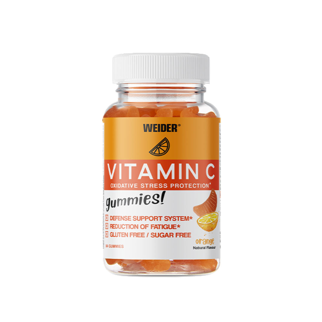 Gominolas Vitamina C 84 unidades sabor naranja de Weider