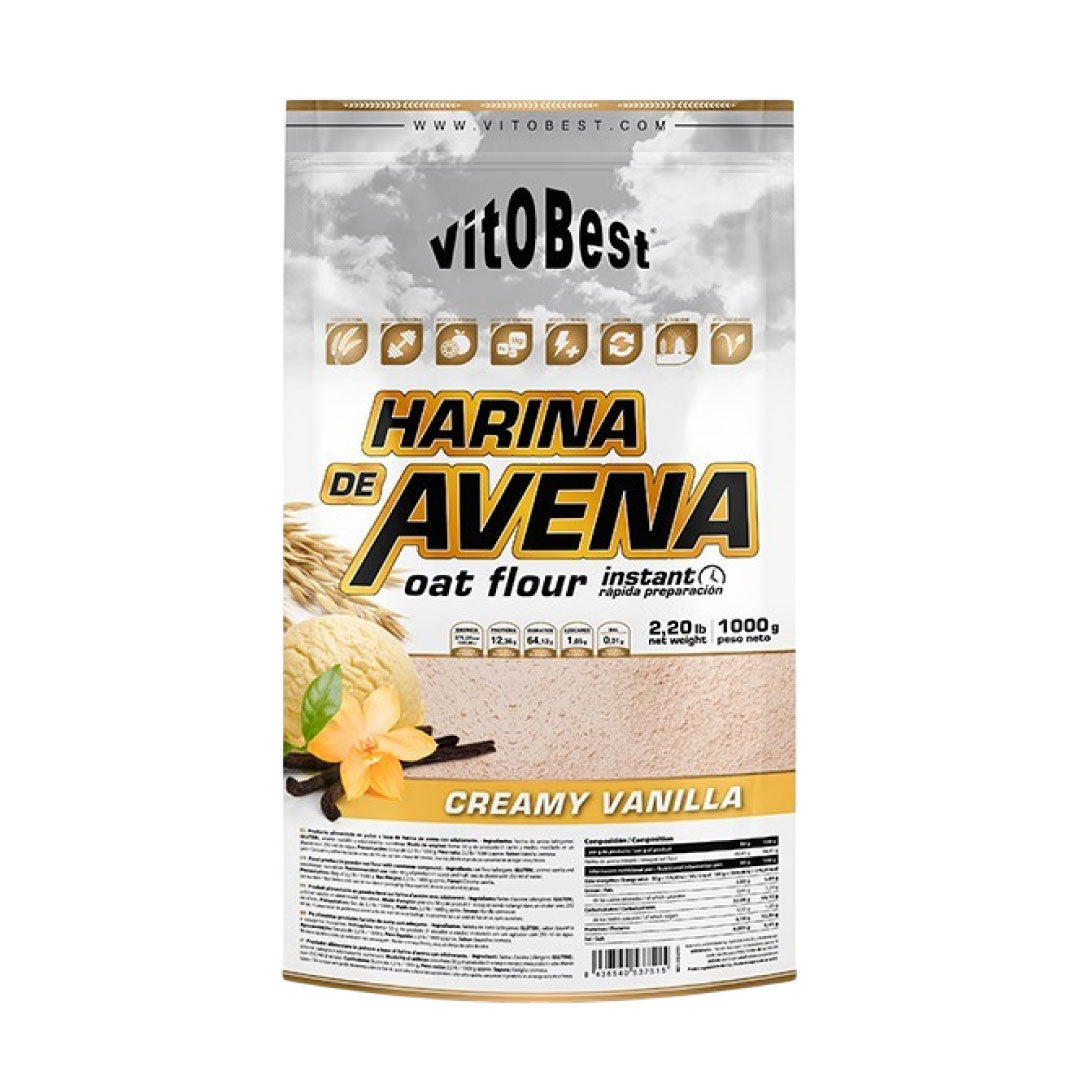 Harina de avena saco de 1kg de Vitobest