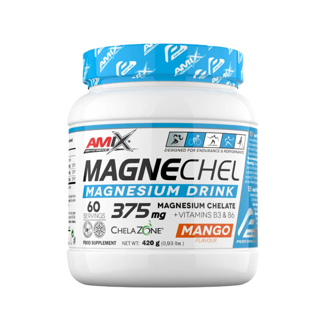 Bisglicinato de magnesio MagneChel 420g sabor mango de Amix Performance