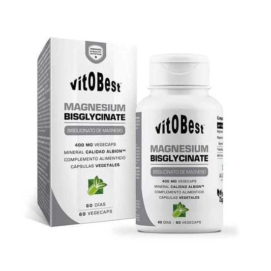 Bisglicinato de Magnesio 60 VegeCaps de Vitobest