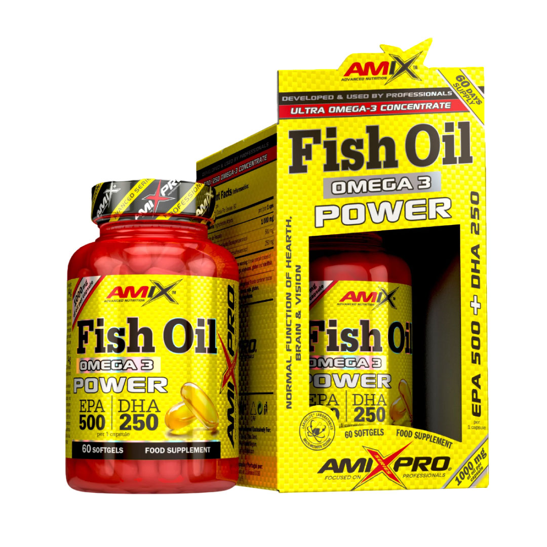 Omega 3 aceite de pescado 60 cápsulas de Amix Pro