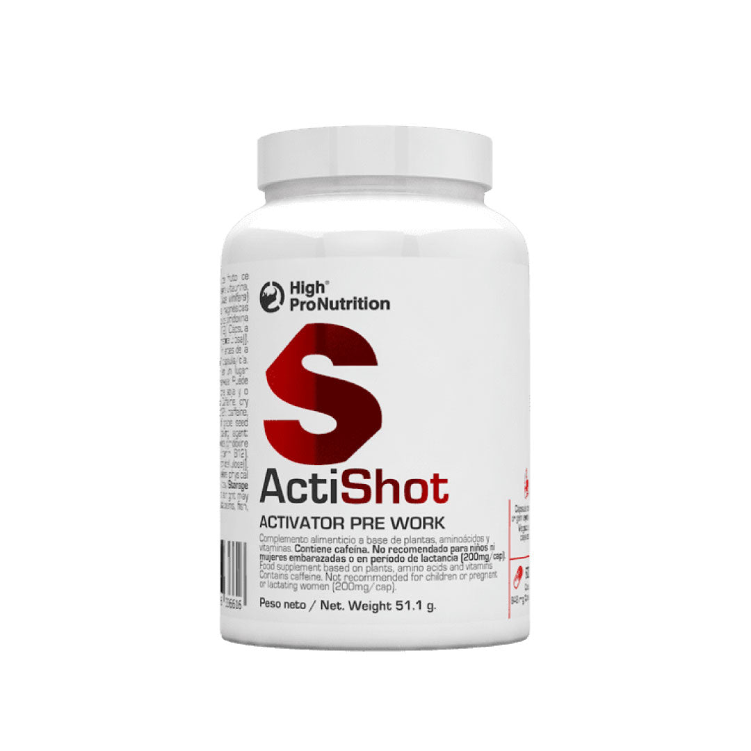 Pre-entreno Actishot 60 cápsulas de HP Nutrition