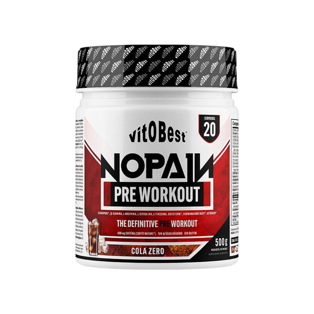 Pre-Entreno 500g NoPain de Vitobest