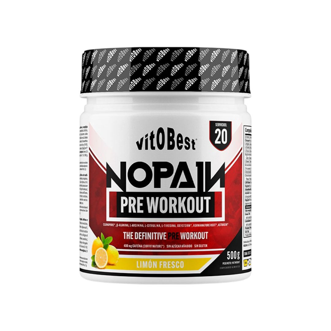 Pre-Entreno 500g NoPain de Vitobest
