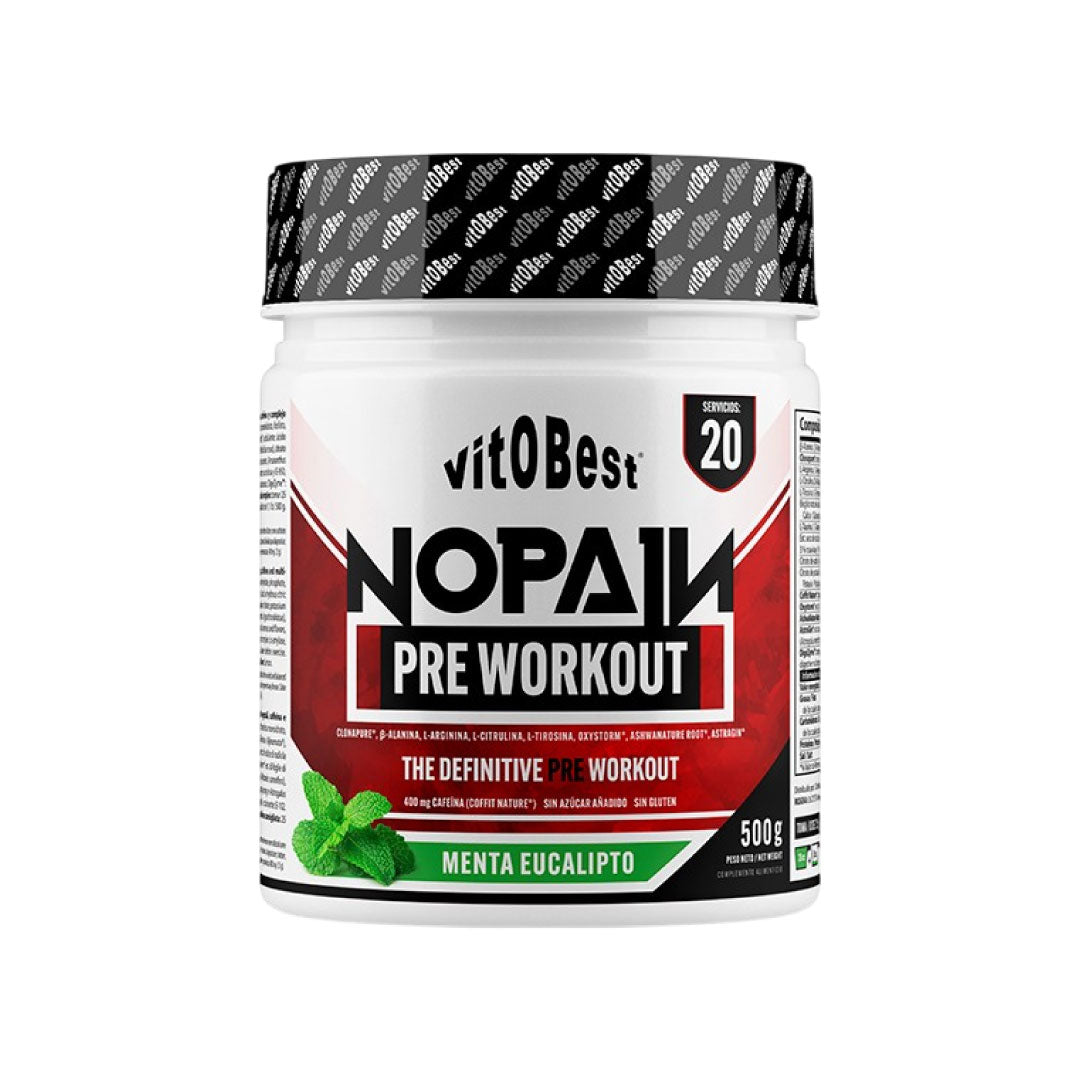 Pre-Entreno 500g NoPain de Vitobest