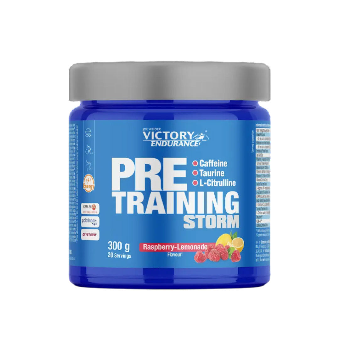 Pre-entreno Storm 300g sabor frambuesa-limón de Victory Endurance