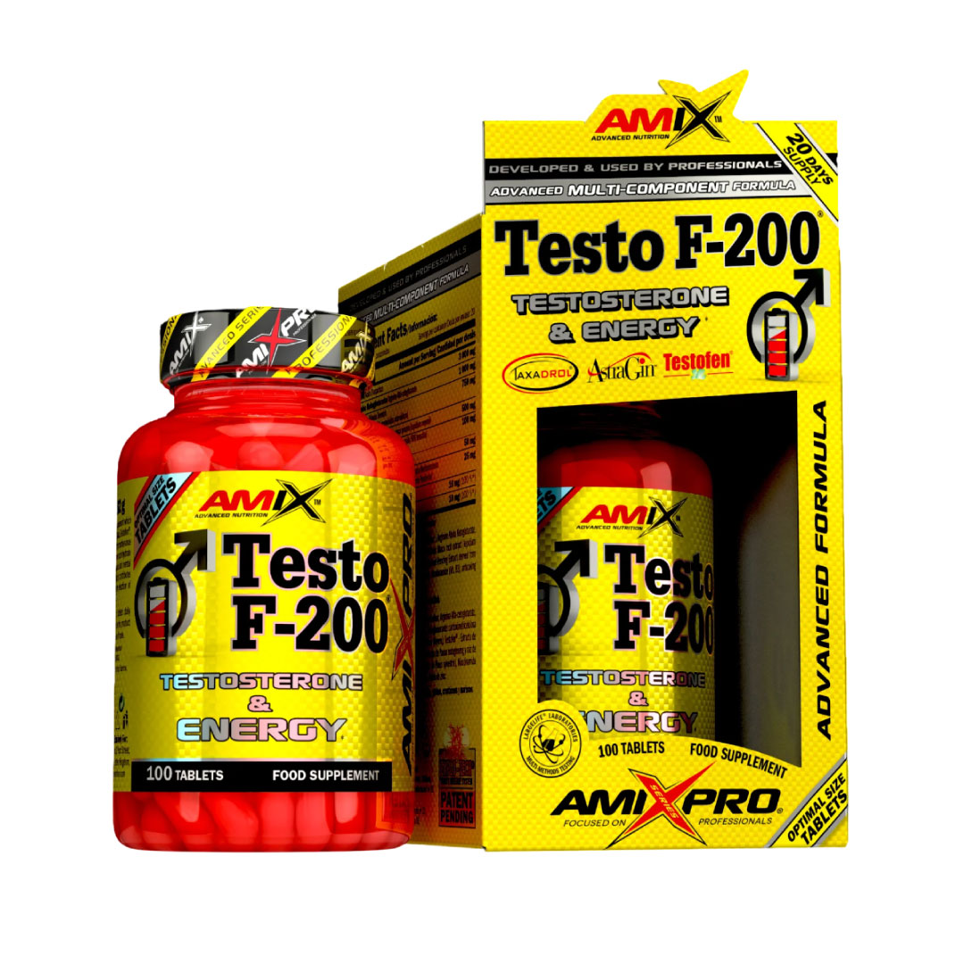 Precursor de la Testosterona F-200 100 comprimidos de Amix Pro
