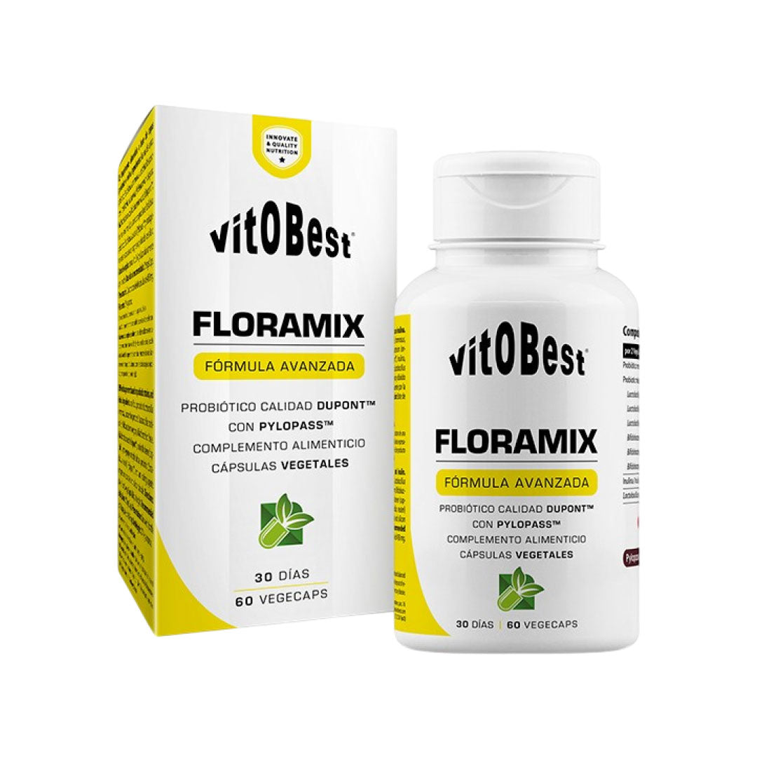 Complejo probiótico Floramix 60 cápsulas vegetales de Vitobest