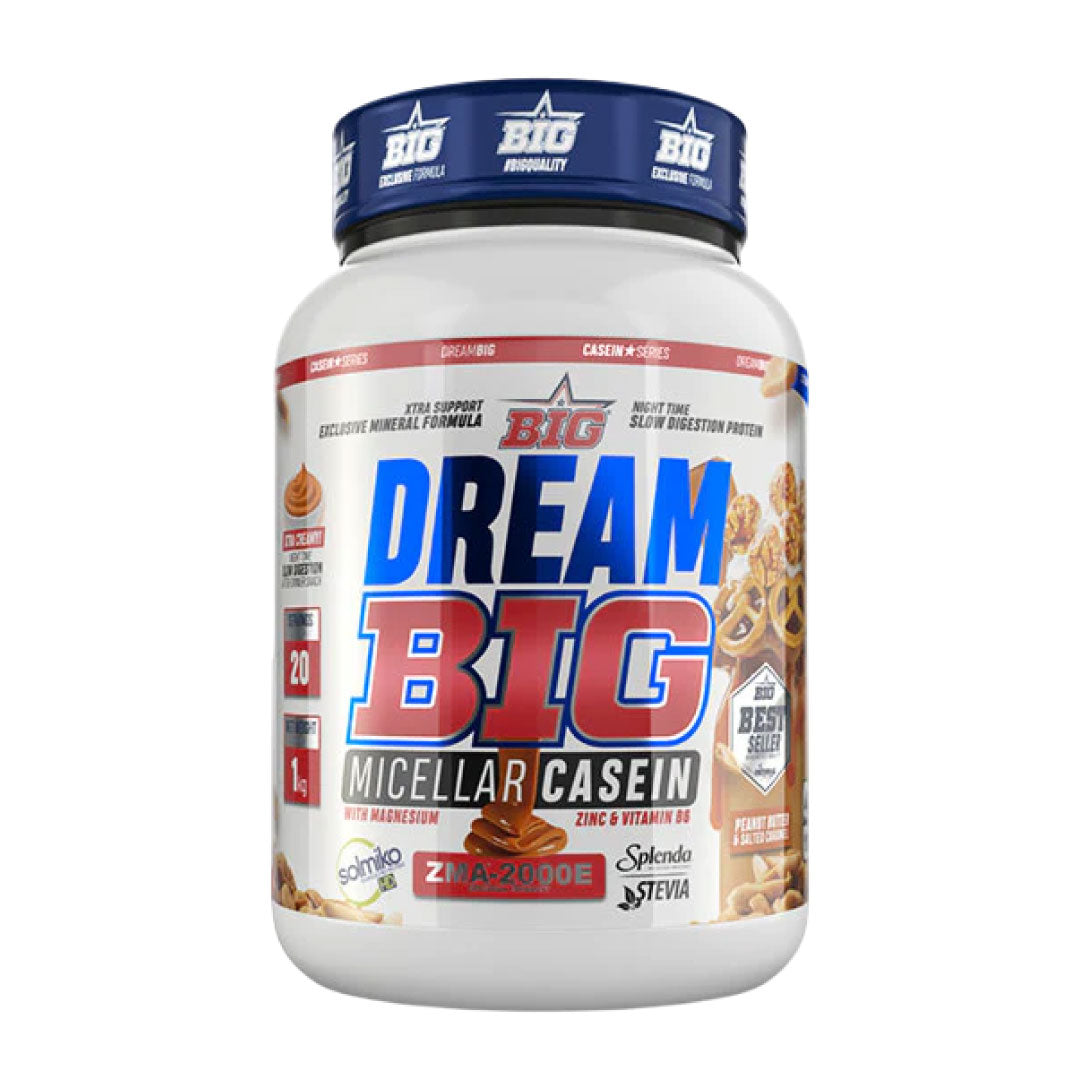 Caseína 1kg con Magnesio, Zinc y Vitamina B6 Big Dreams