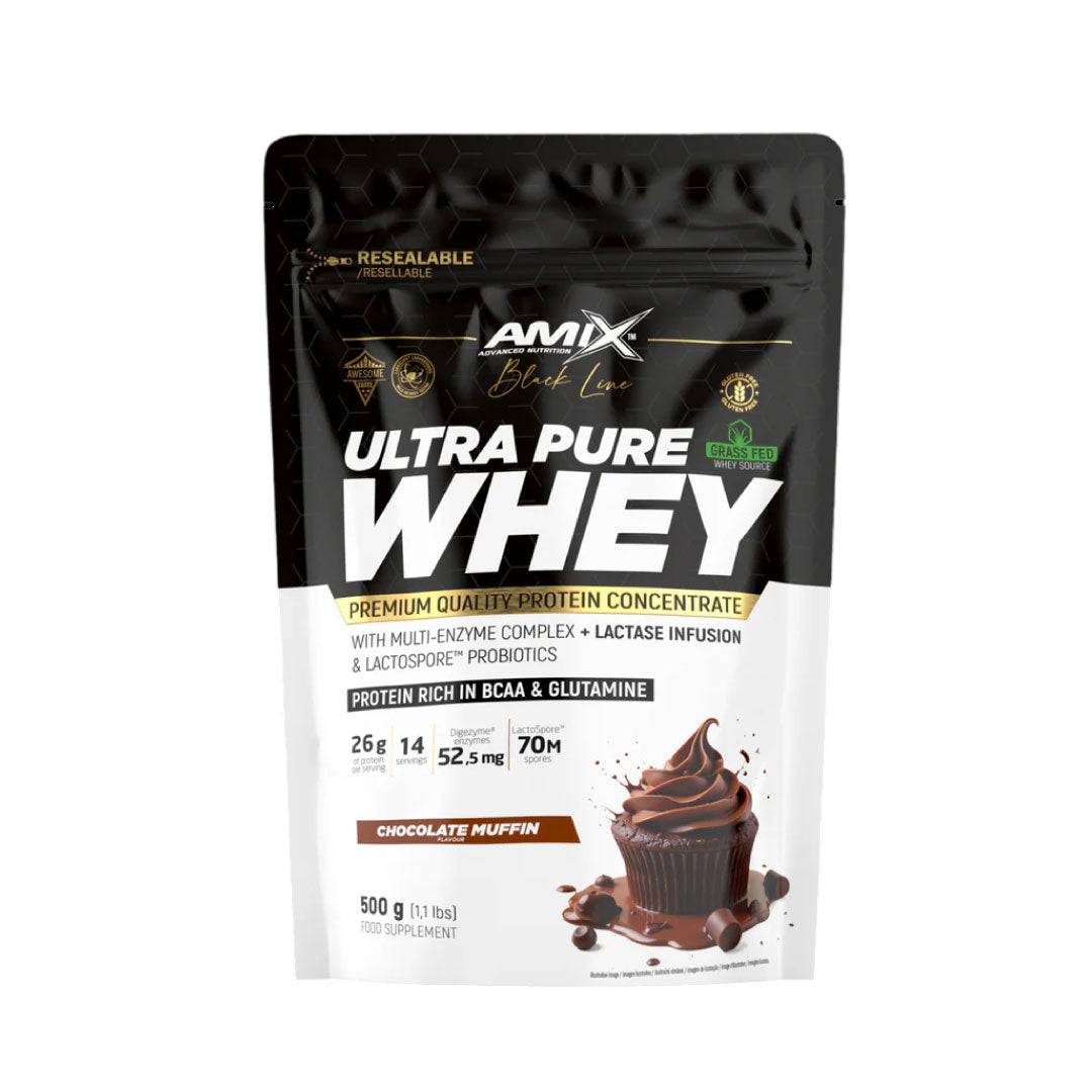 Proteína Whey Ultra Pure 500g de Amix - Black Line