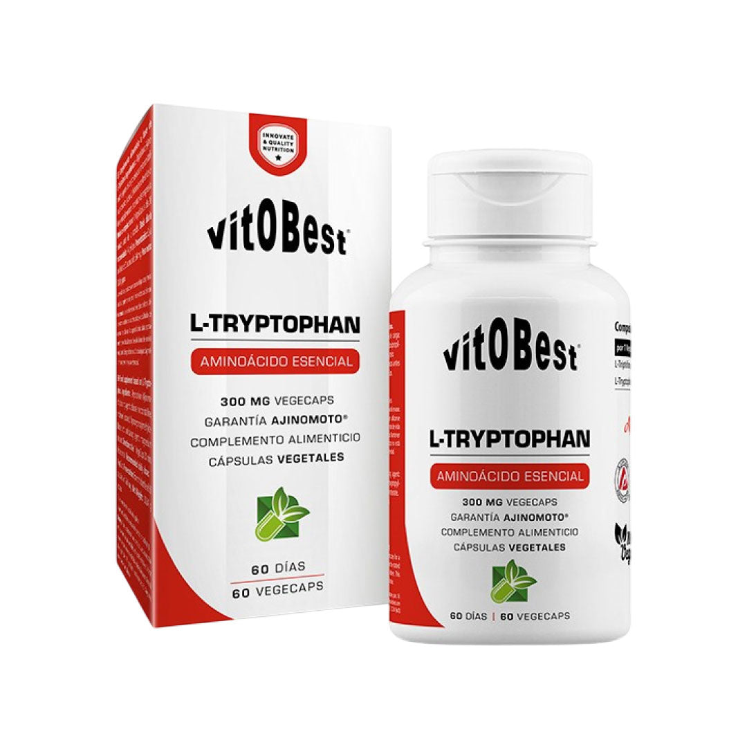 Triptófano - L-Tryptophan 60 cápsulas vegetales de Vitobest