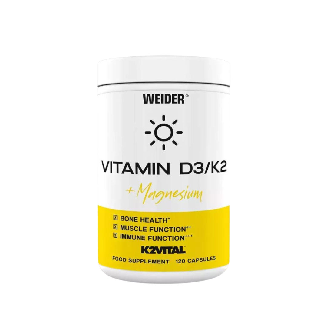 Vitamina D3/K2 120 cápsulas de Weider