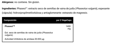 Carb Blocker 90 cápsulas de Vitobest