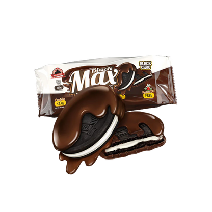 Black Max Total Choc - Galletas proteicas con cubierta de chocolate
