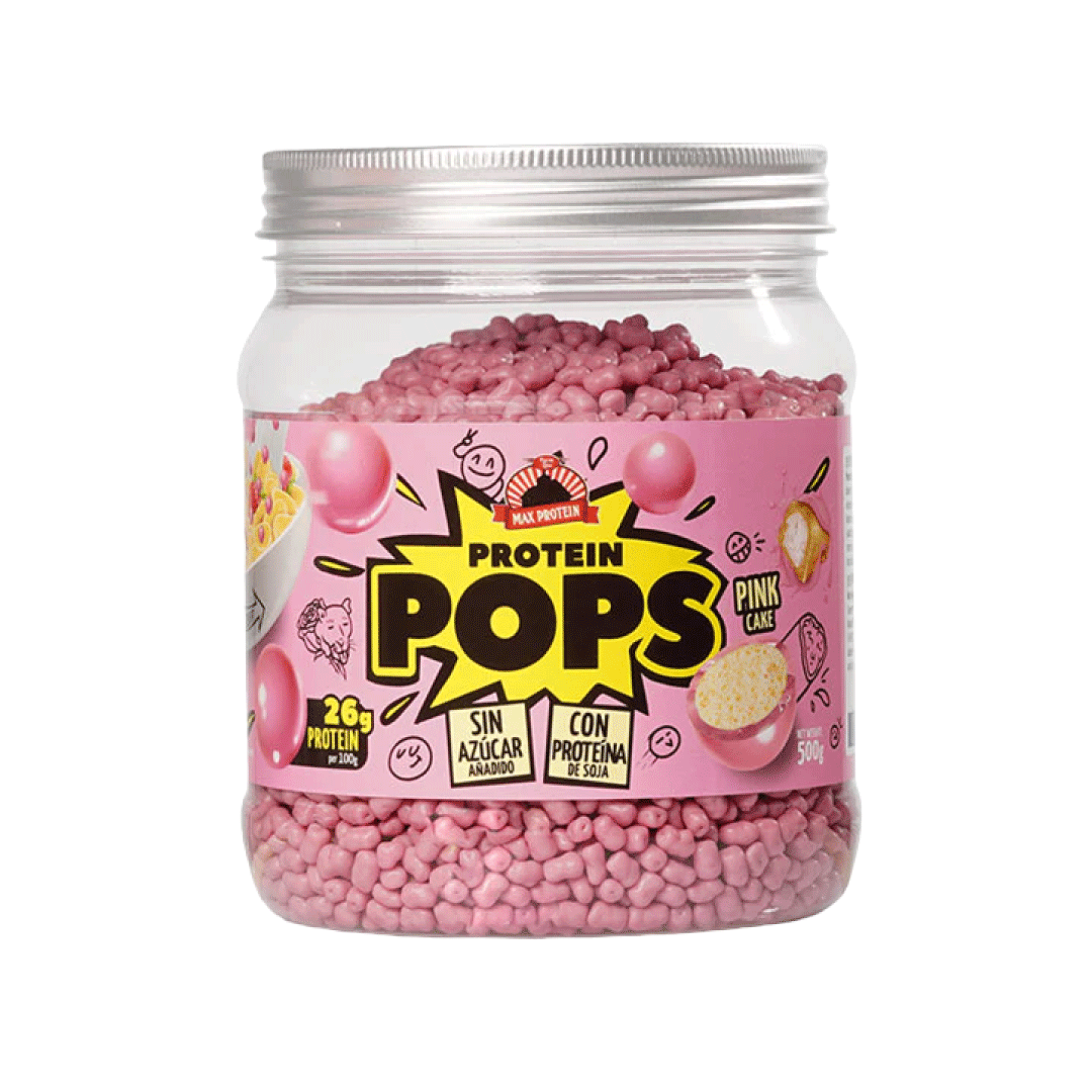 Crunchy Protein Pops 500g Pink Cake