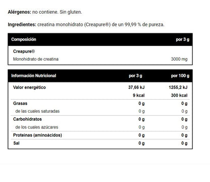 Creatina Creapure 500g 100% Micronizada