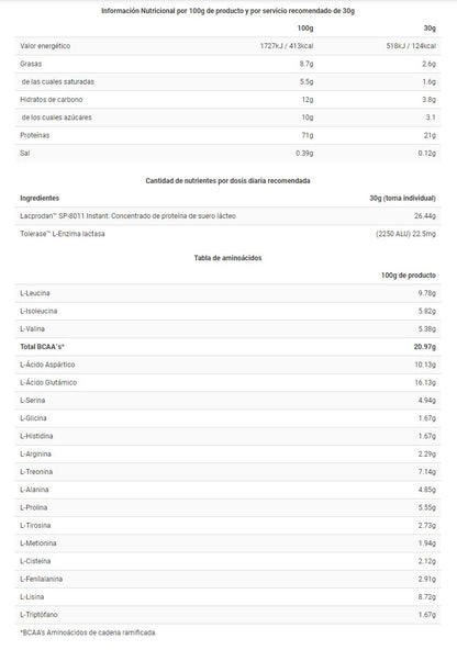 Proteína ONLY WHEY ZERO 1kg Conguito Galleta