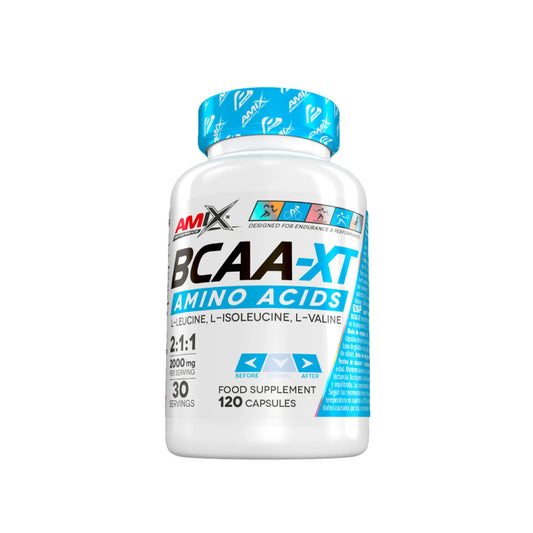 Aminoácidos BCAA XT 120 cápsulas de Amix Performance