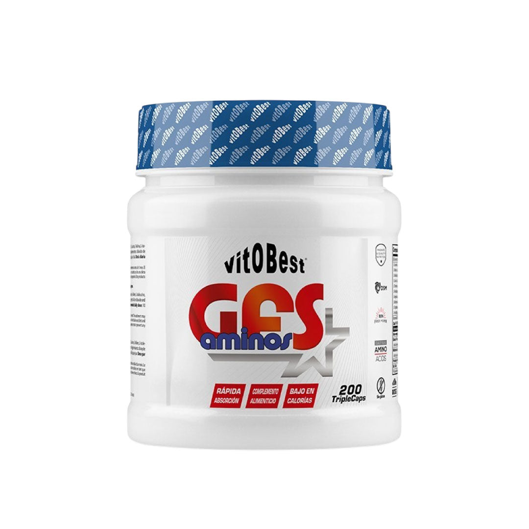 Aminoácidos esenciales GFS 200 cápsulas de Vitobest
