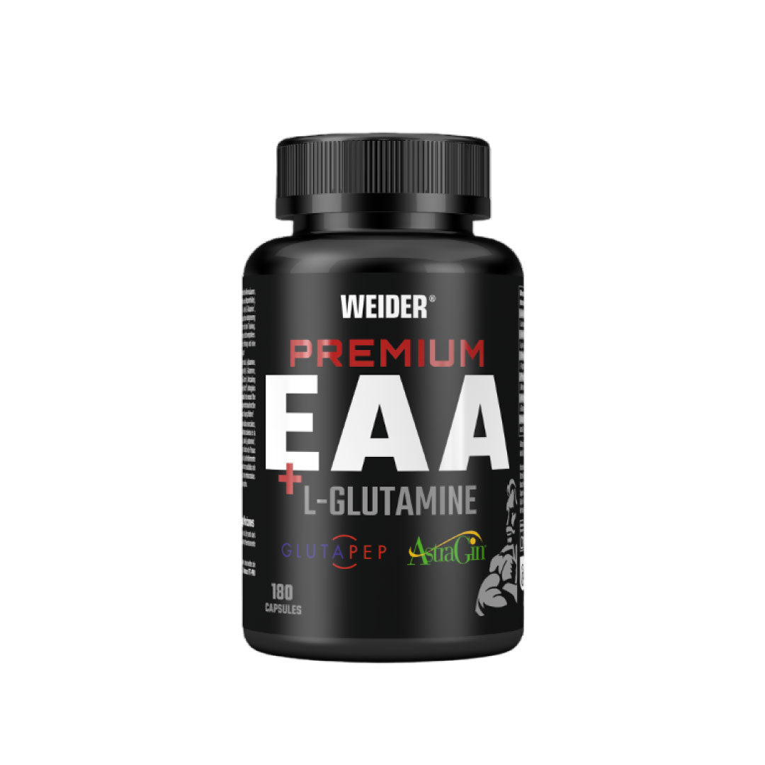 Aminoácidos esenciales con glutamina y AstraGin 180 caps. Weider