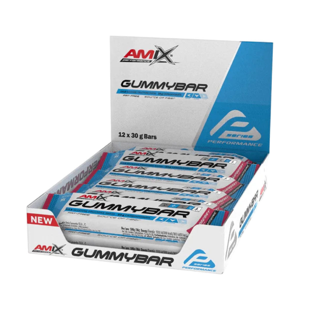 Barrita enérgetica con cafeína Gummy Bar (caja 12 uds. x 30g) Amix