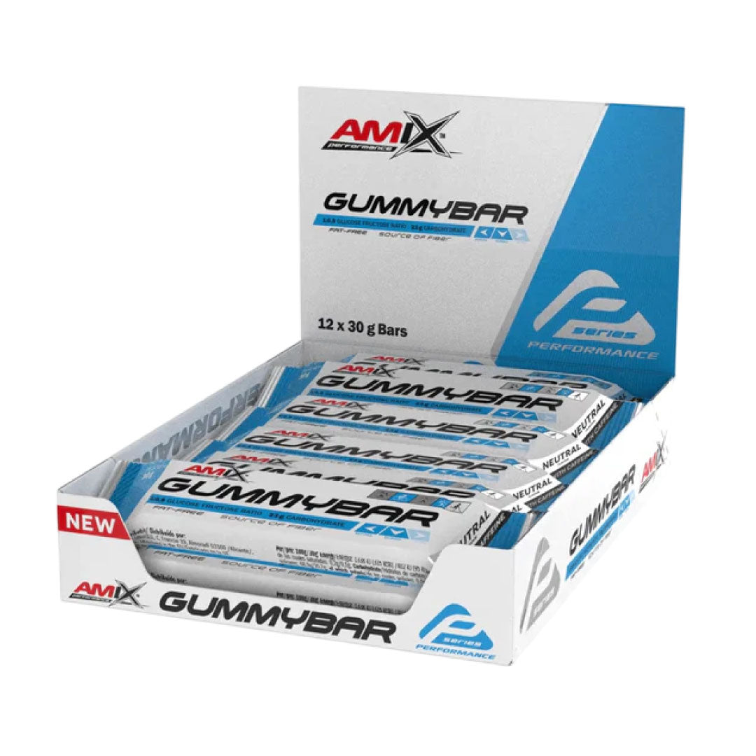 Barrita enérgetica con cafeína Gummy Bar (caja 12 uds. x 30g) Amix
